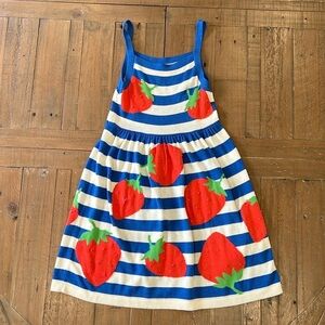 Mini boden strawberry knit dress